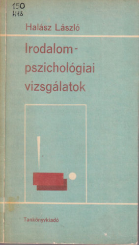 Dr. Halsz Lszl - Irodalompszicholgiai vizsglatok