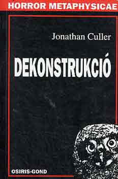 Jonathan Culler - Dekonstrukció
