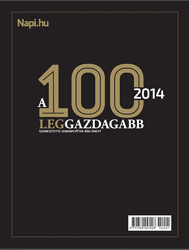 Domokos Lszl (szerk); Szakonyi Pter (szerk.) - A 100 leggazdagabb 2014