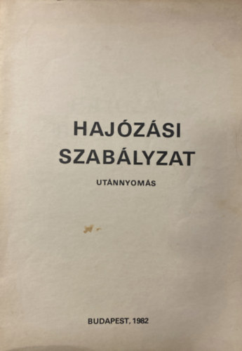 Haj�z�si szab�lyzat - ut�nnyom�s