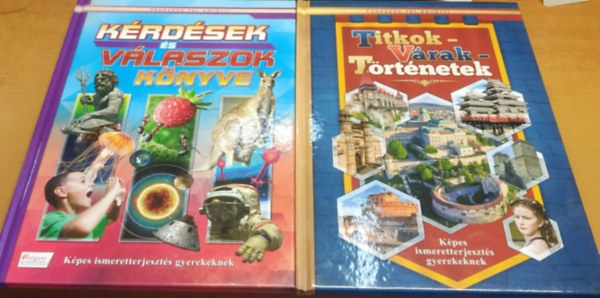 Nagy Jnos, CASH kiad - Krdsek s vlaszok knyve + Titkok - vrak - trtnetek (2 ktet) Kpes ismeretterjeszts gyerekeknek