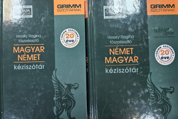 Hessky Regina (szerk.) - Magyar-német kéziszótár + Német-magyar kéziszótár