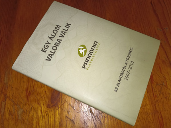 Több szerző - Egy álom valóra válik Pannónia életbiztosító