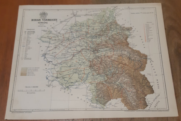 Bihar Vármegye térképe