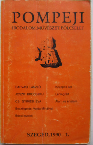 Pompeji (irodalom, mvszet, blcselet) 1990/1.