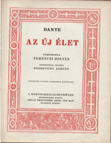 Dante Alighieri - Az új élet