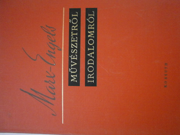 Marx-Engels - M�v�szetr�l irodalomr�l