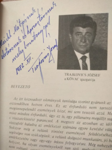 K�b�nyai Vas-�s Ac�l�nt�de (1911-1981) gy�r- �s gy�rtm�nyismertet�je