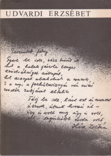 Udvardi Erzs�bet bibliogr�fia