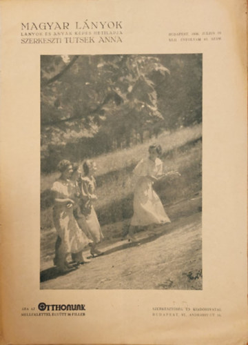 Tutsek Anna (szerk.) - Magyar Lnyok - Lnyok s anyk kpes hetilapja 1936 (XLII. vf. 43. szm)