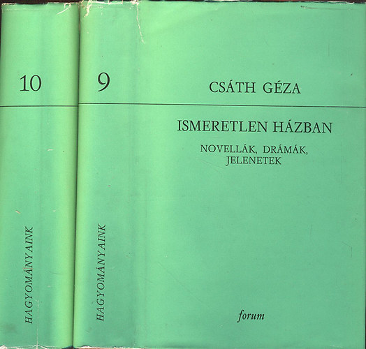 Csth Gza - Ismeretlen hzban I-II. (Hagyomnyaink 9-10.)