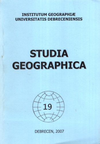 Nagy Zoltn - Miskolc vros pozciinak vltozsai a magyar vroshlzatban a  19. szzad vgtl napjainkig  ( Doktori ( PhD) rtekezs Studia Geographica 19 Debrecen , 2007