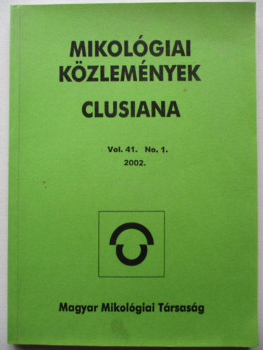 Mikolgiai kzlemnyek - Clusiana - 2002. Vol. 41/ No. 1