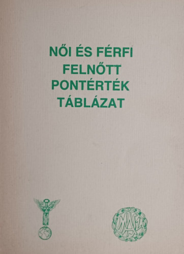 Ni s frfi felntt pontrtk tblzat