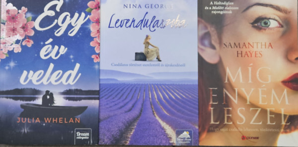 Nina George, Julia Whelan, Samantha Hayes - 3 db romantikus regny: Levendulaszoba + Egy v veled + Mg enym leszel