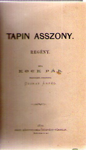 Kock Pl - Tapin asszony