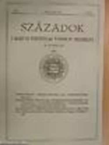 Szzadok 131. vfolyam 1997/1.