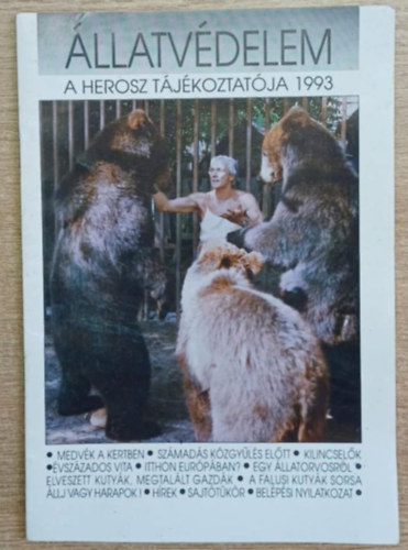 Állatvédelem - A HEROSZ tájékoztatója 1993