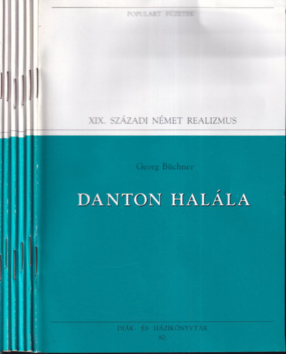 Georg Bchner, Gustave Flaubert, Henry James, Honor de Balzac, Stendhal, Charles Dickens - 6 db. Populart fzetek- Realizmus (Danton halla + Hrom mese + A csavar fordul egyet + A vrs vendgfogad + Vanina Vanini + Karcsonyi nek)