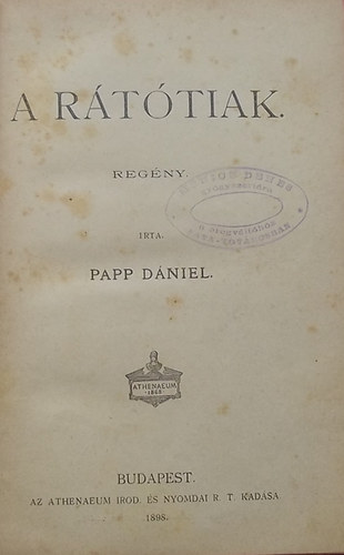 Papp Dniel - A rttiak