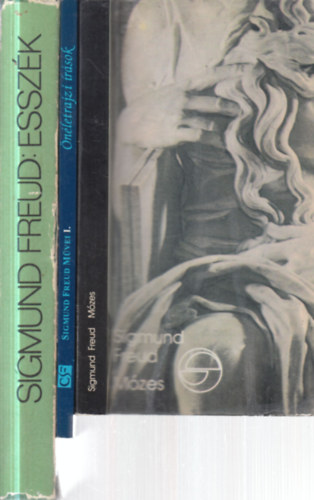 Sigmund Freud - 3 db. Freud k�tet (M�zes + �n�letrajzi �r�sok + Essz�k)