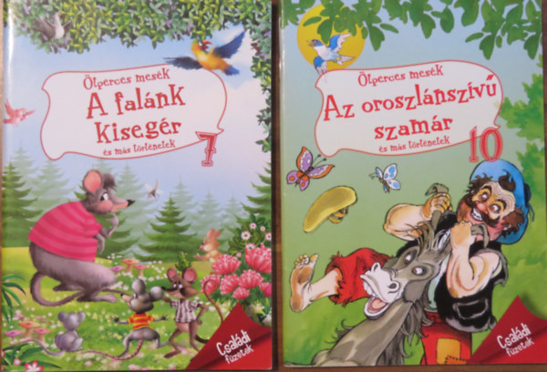 Pdr va, Szab Zsolt - 2 db tperces mesk fzet: A falnk kisegr; Az oroszlnszv szamr