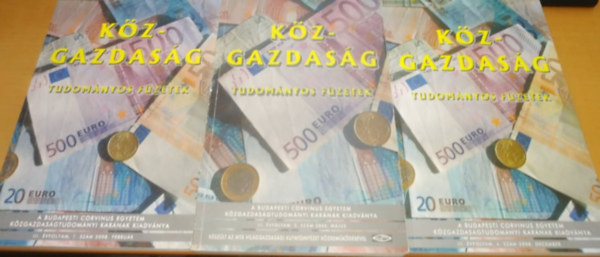 Trautmann Lszl (fszerk.) - Kzgazdasg - tudomnyos fzetek: 6., 7., 9. (3 ktet)