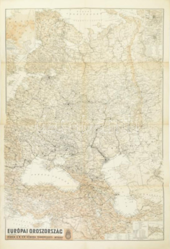 Európai Oroszország- térkép