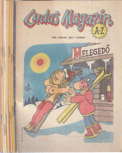 Árkus József (főszerk.) - 10 db. Ludas magazin A-Z. 1985. (hiány: szeptember, december)