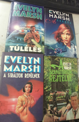Evelyn Marsh - 4 db Evelyn Marsh: Tlls +A csapda +A sirlyok replnek +A szanatrium rejtlye