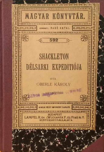 Oberle Kroly - Shackleton dlsarki expeditija