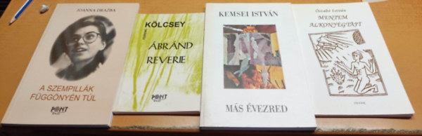 Klcsey Ferenc, szab Istvn, Joanna Drazba, Kemsei Istvn - 4 ktet magyar vers: A szempillk fggnyn tl + brnd Reverie + Ms vezred + Mentem alkonygtjt