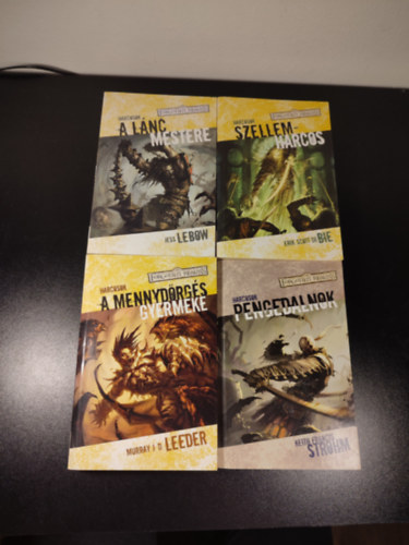 Jess Lebow, Erik Scott de Bie, Murray J. D. Leeder, Keith Francis Strohm - Harcosok 1-4. (Forgotten Realms) / A lnc mestere, Szellemharcos, A mennydrgs gyermeke, Pengedalnok