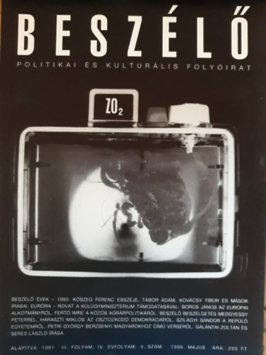 Kiss Ilona (szerk.) - Beszl - Politikai s kulturlis folyirat 1999. mjus