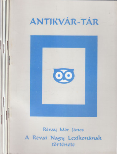 Rvai Mr Jnos, Gulys Pl, Schermann Egyed, Thaly Klmn - 4 db. Antikvr-Tr (A Rvai Nagy Lexikonnak trtnete + Az Elzevirek Reszpubliki s rokonkiadvnyok a Magyar Nemzeti Mzeumban + Adalkok az llami knyvcenzra trtnethez Magyarorszgon Mria Terzia hallig + Az els haz