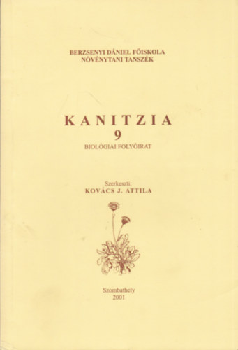 Kovcs J. Attila (szerk.) - Kanitzia 9.