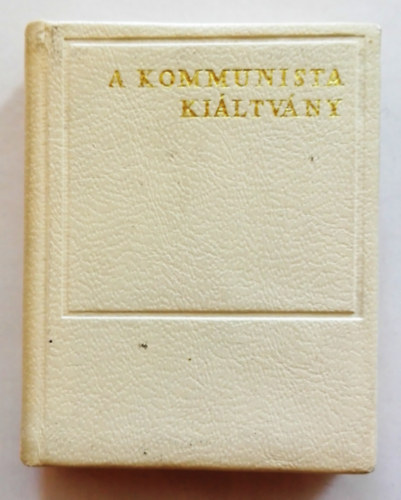 Marx- Engels - A kommunista kiáltvány (minikönyv)