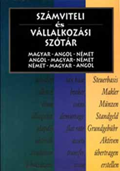 Veress Pter (szerk.) - Szmviteli s vllalkozsi sztr (magyar - angol - nmet)