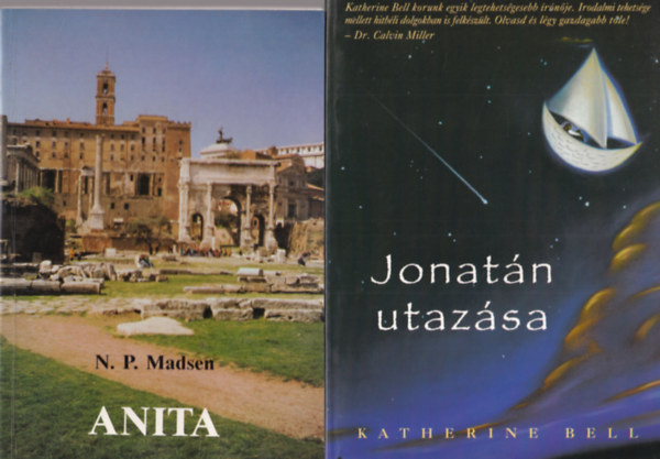 Esther Secretan, Gary Inrig, N. P. Madsen, Katherine Bell - 4 db vallsi  knyv: Jonatn utazsa + Anita + Isten karja messzebb r... - Az angyalok vilga + Utazs a tengerhez s ms trtnetek