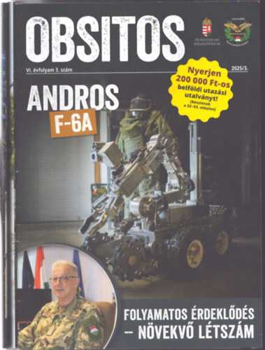 3 db Obsitos foly�irat: 2023/3., + 2025/4. + 2026/1.