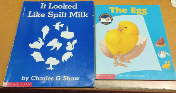 Charles G. Shaw, Gallimard Jeunesse s Ren Mettler - It Looked Like Split Milk + The Egg (2 fzet)(Scholastic Inc.)