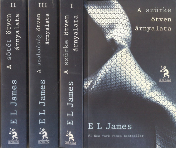 E L James, Ford.: Ttisz Andrs - A szrke tven rnyalata + A szabadsg tven rnyalata + A stt tven rnyalata (Fifty Shades teljes trilgia)