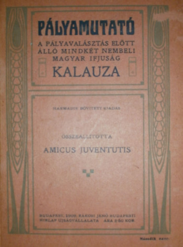 Amicus Juventutis (szerk.) - Plyamutat (A plyavlaszts eltt ll mindkt nembeli magyar ifjusg kalauza)