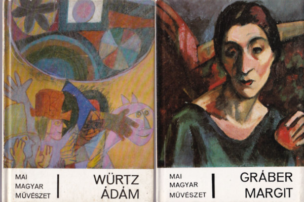 Ury Ibolya, Bozóky Mária, Mezei Ottó, Nagy Zoltán - 6 db festészeti album ( Mai Magyar Művészet sorozat kötete ) Gráber Margit + Würtz Ádám + Papp Oszkár + Bényi László + Breznay József + Szentiványi Lajos