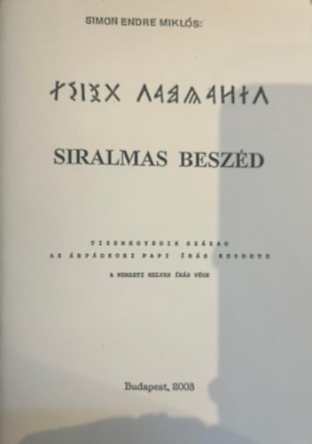 Simon Endre Mikl�s - Siralmas besz�d