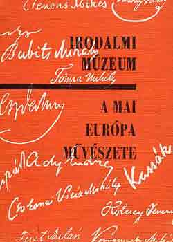 Mcza Jnos - A mai Eurpa mvszete (1926)