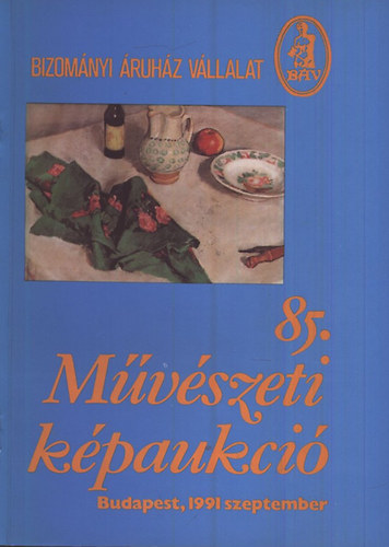 BV: 85. mvszeti kpaukci (Budapest 1991. szeptember)