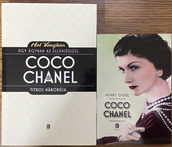 Hal Vaughan, Henry Gidel - 2 db Coco Chanel könyv - Coco Chanel titkos háborúja, Coco Chanel
