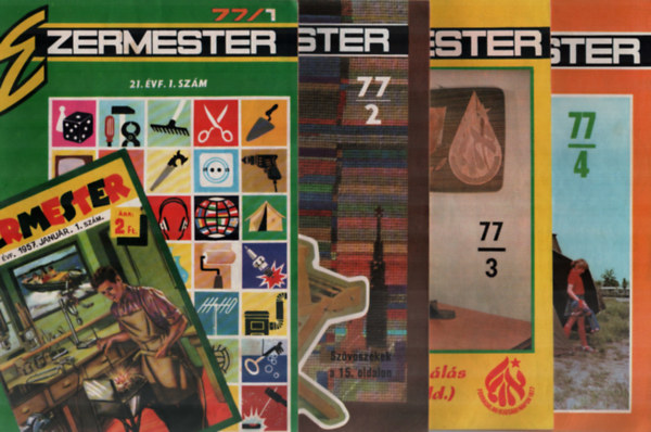 Szcs Jzsef szerk. - Ezermester 1977. vfolyam. 1-12. szm. (teljes vfolyam)