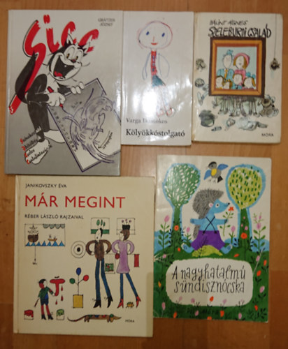 Blint gnes, Mra Ferenc, Janikovszky va, Grtzer Jzsef, Varga Domokos - 5 klasszikus gyerekknyv: Mr megint, Sicc, Klykkstolgat, Szeleburdi csald, A nagyhatlm sndiszn